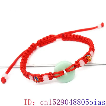 Real Jade Donut Bracelet Bangle Natural Jewelry Carved Amulet Accessories Charm Gemstone Designer Vintage Lucky Gifts for Women