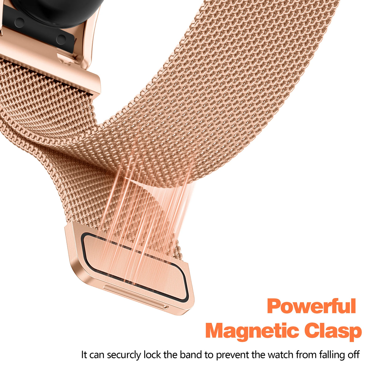 Stylish Milanese Strap For Google Fitbit Air Band Multi Color Optional Adjustable Breathable Watch Strap For Google Fitbit Air